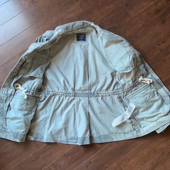 Brand New Abercrombie & Fitch Utility Twill Jacket - Picture 4 of 6